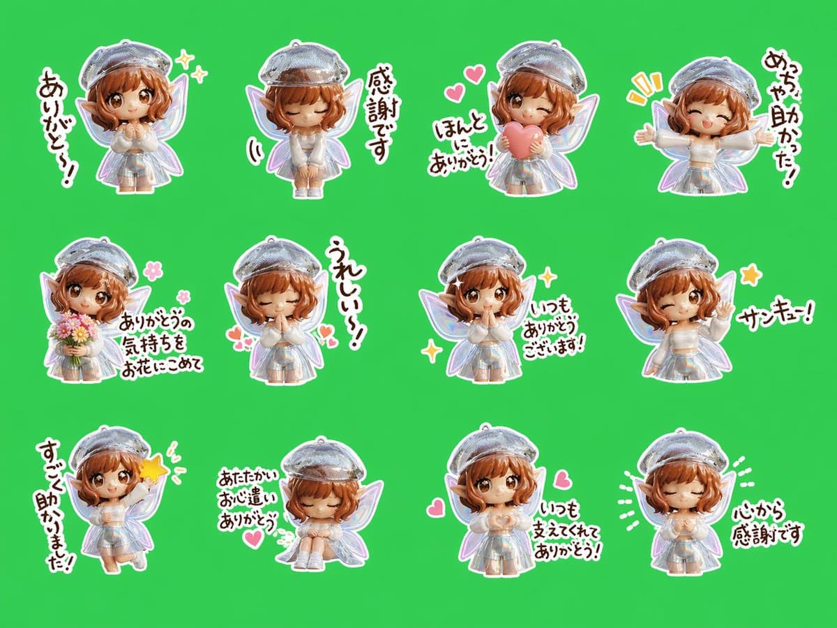赤壁仙子感谢贴纸 preview image 1