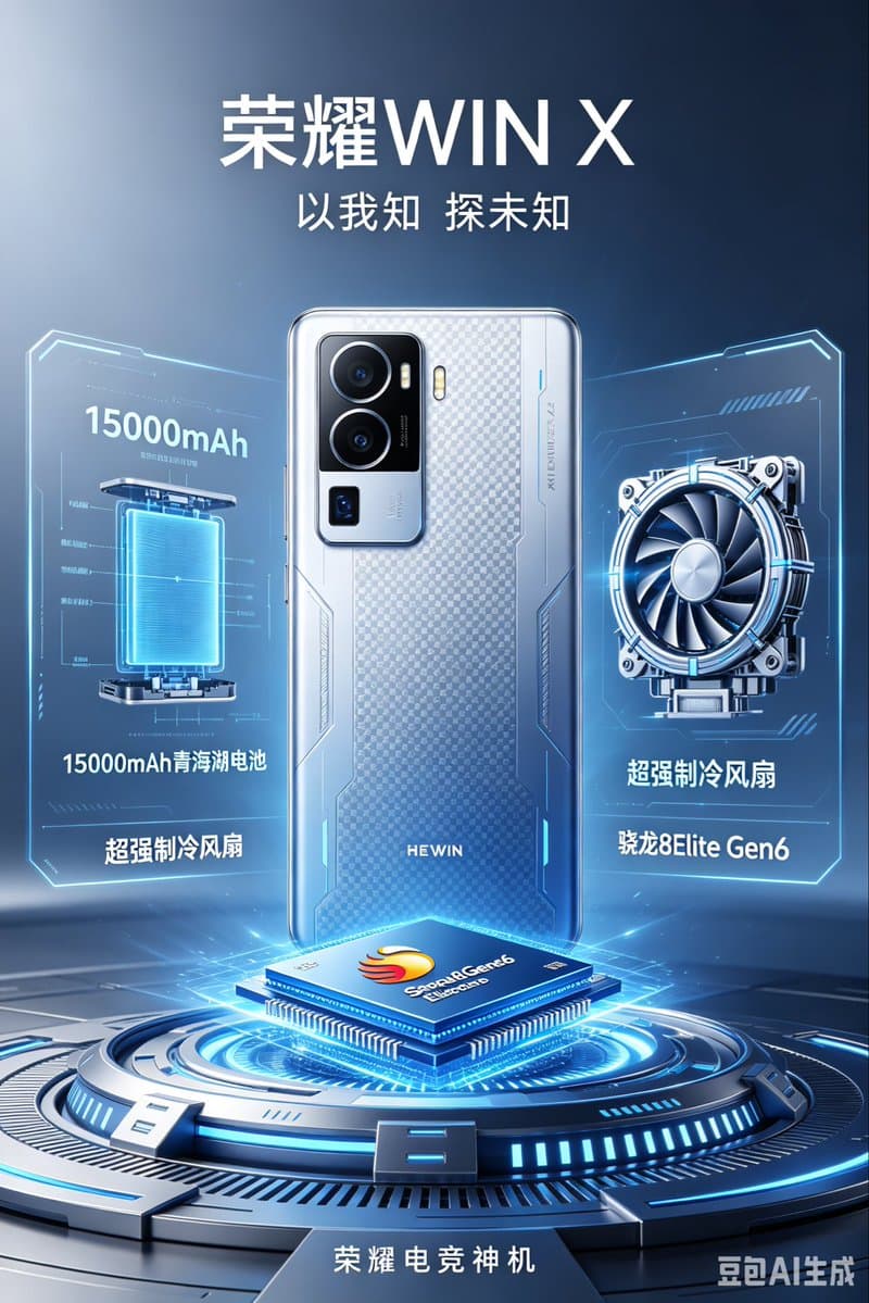 未来感游戏手机发布海报 preview image 2