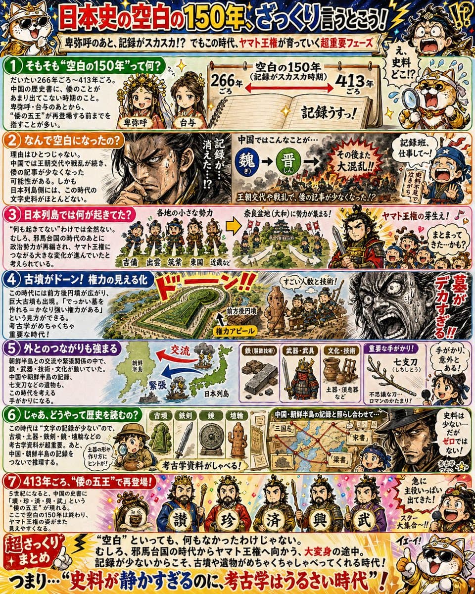 日本 150 年差距的漫画历史海报 preview image 1