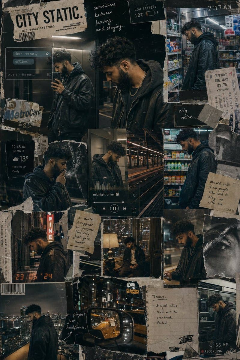 城市生活混合媒体拼贴 preview image 1