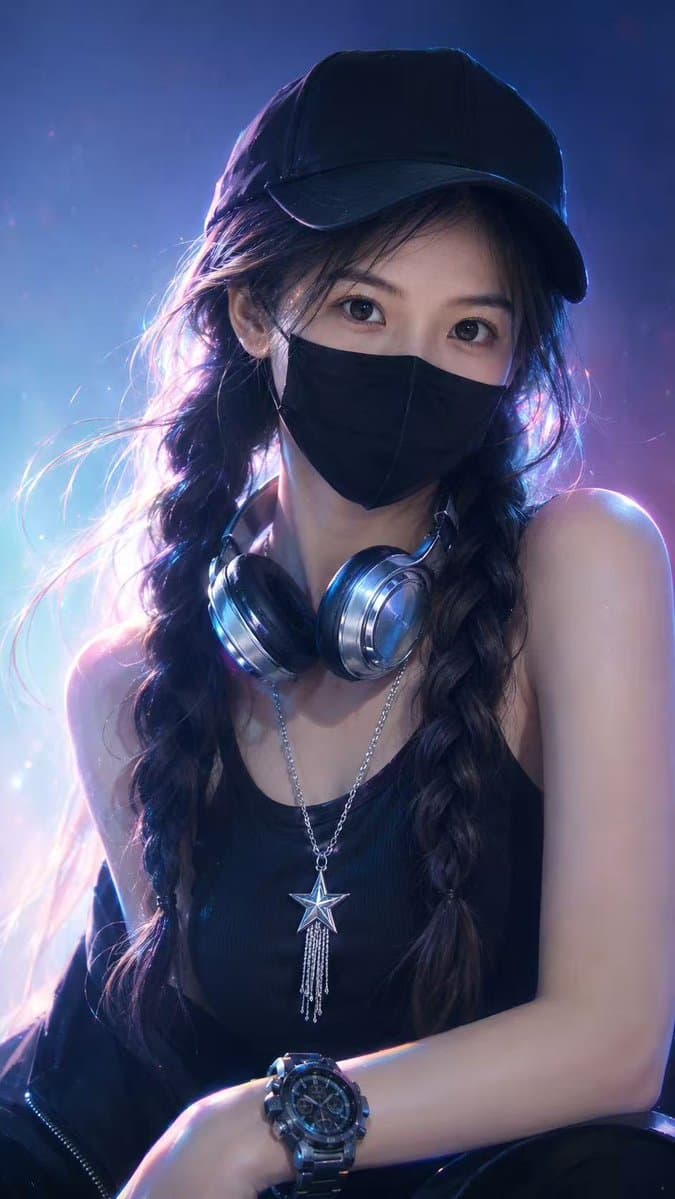 霓虹网络街头服饰肖像 preview image 1