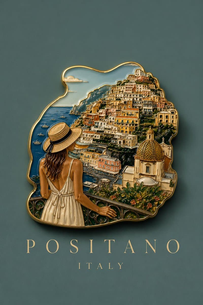 Handmade Enamel Souvenir Magnet preview image 3