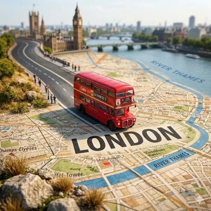 Tilt-Shift Travel Map Diorama preview image 4