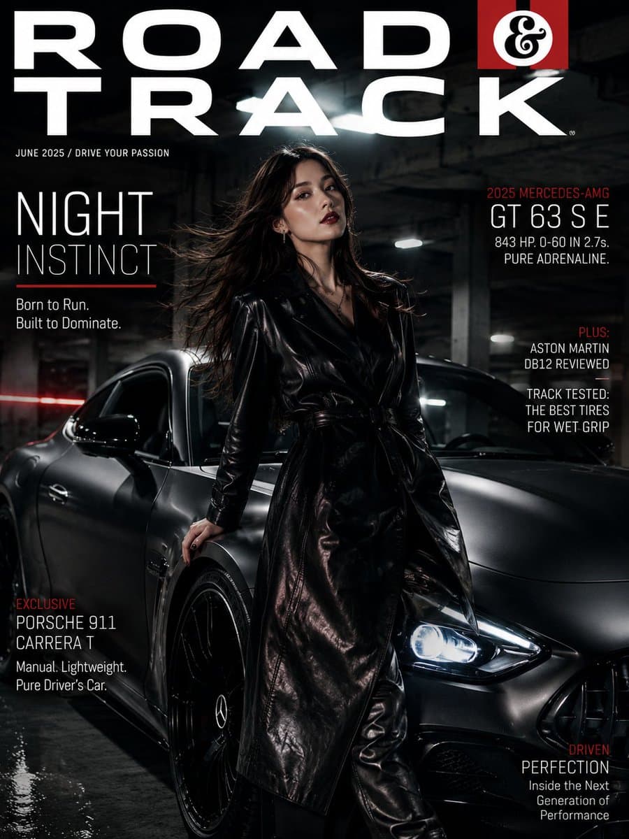 汽车生活方式杂志封面 preview image 1