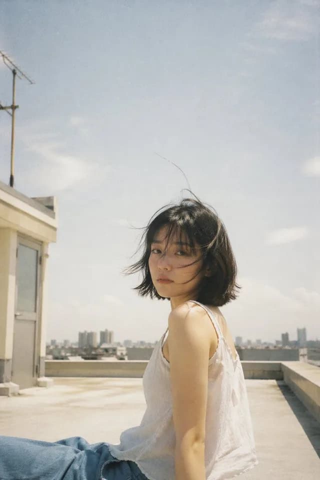 日系电影感天台 preview image 1