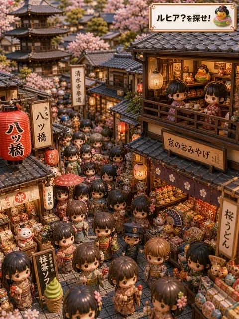 京都隐藏吉祥物立体模型 preview image 1