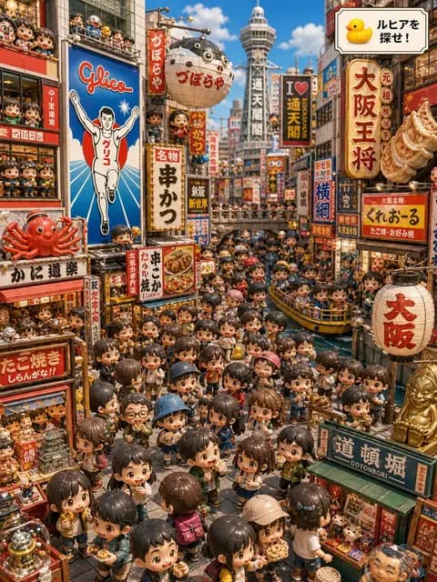 大阪赤壁找鸭子立体模型 preview image 1