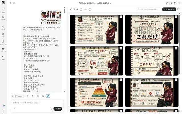 带有参考字符的笔记本幻灯片 preview image 1