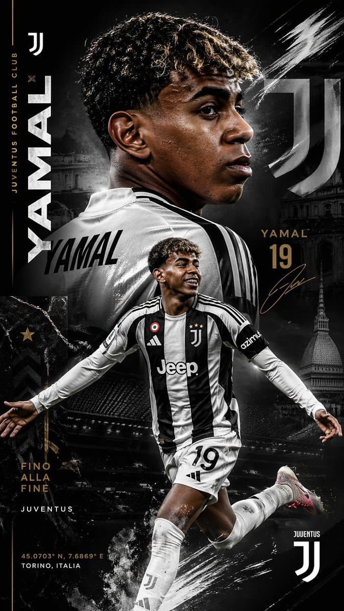 Juventus Yamal Transfer Poster preview image 1