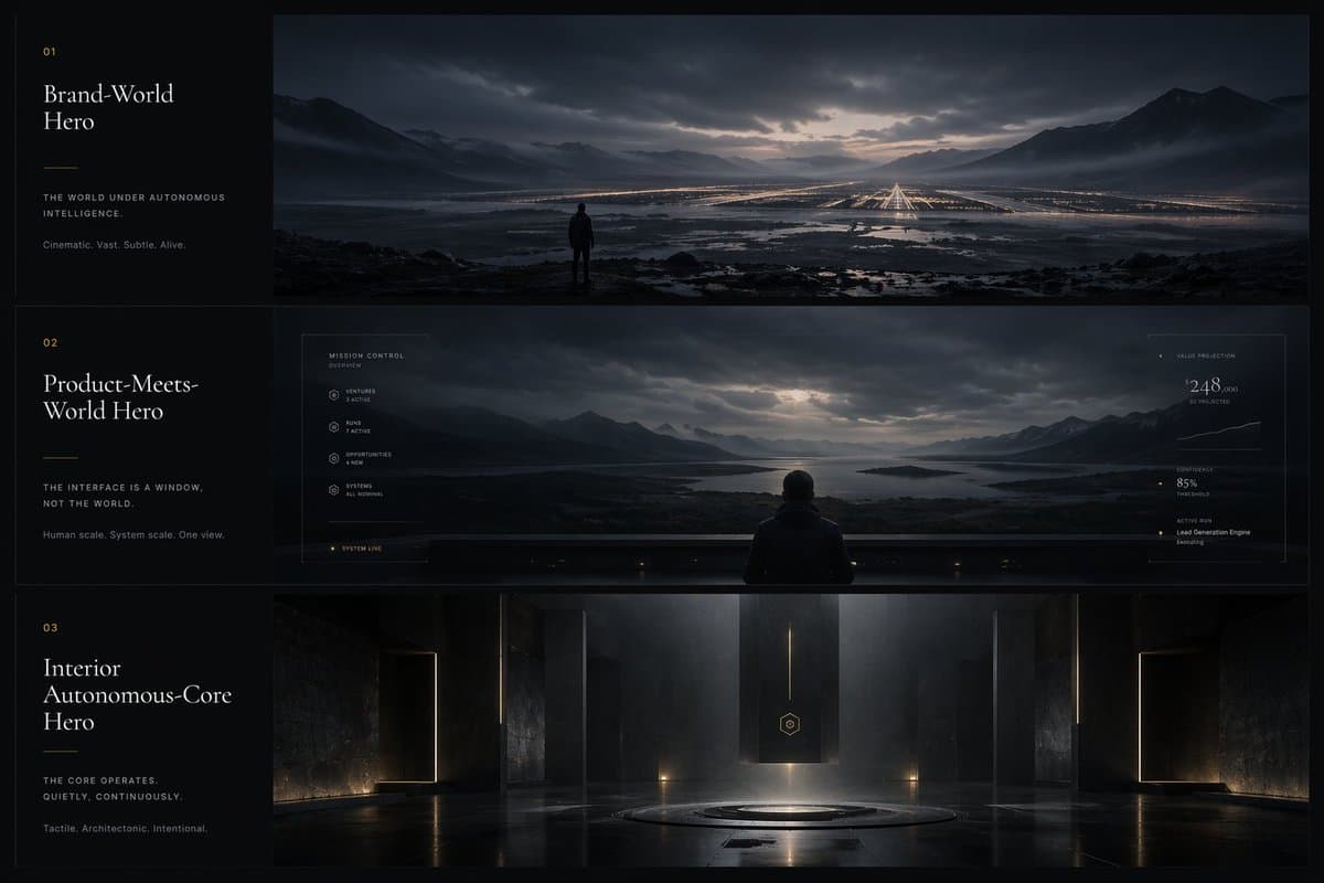 Cinematic Autonomous AI Mood Board preview image 1