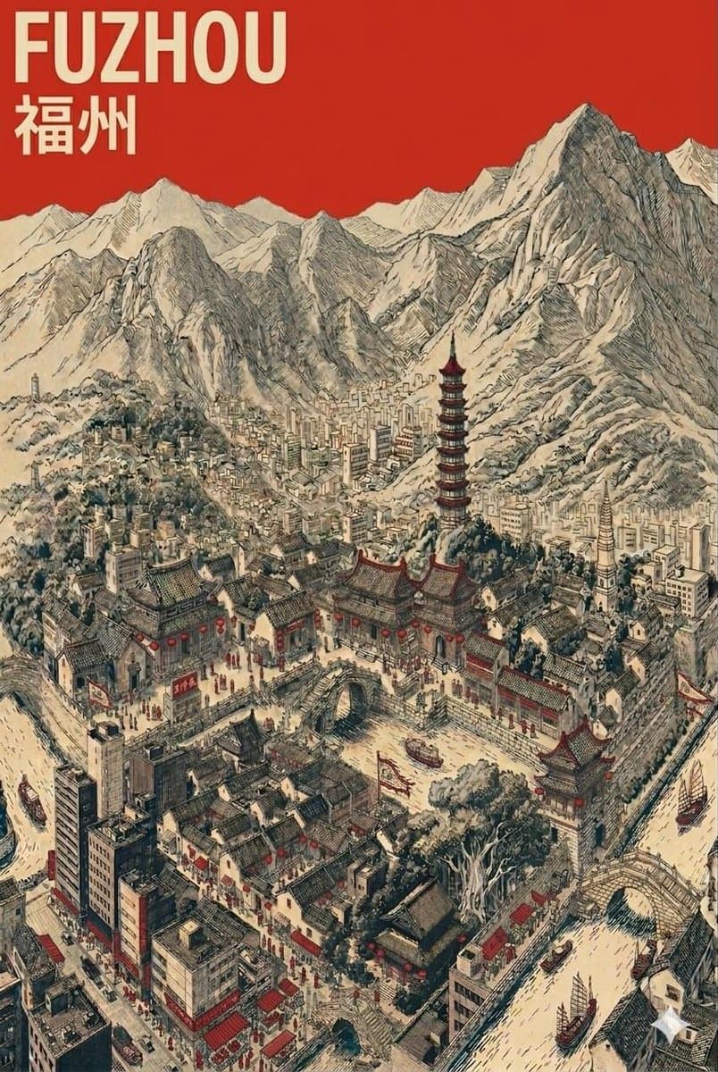 Mid-Century Travel Poster preview image 4