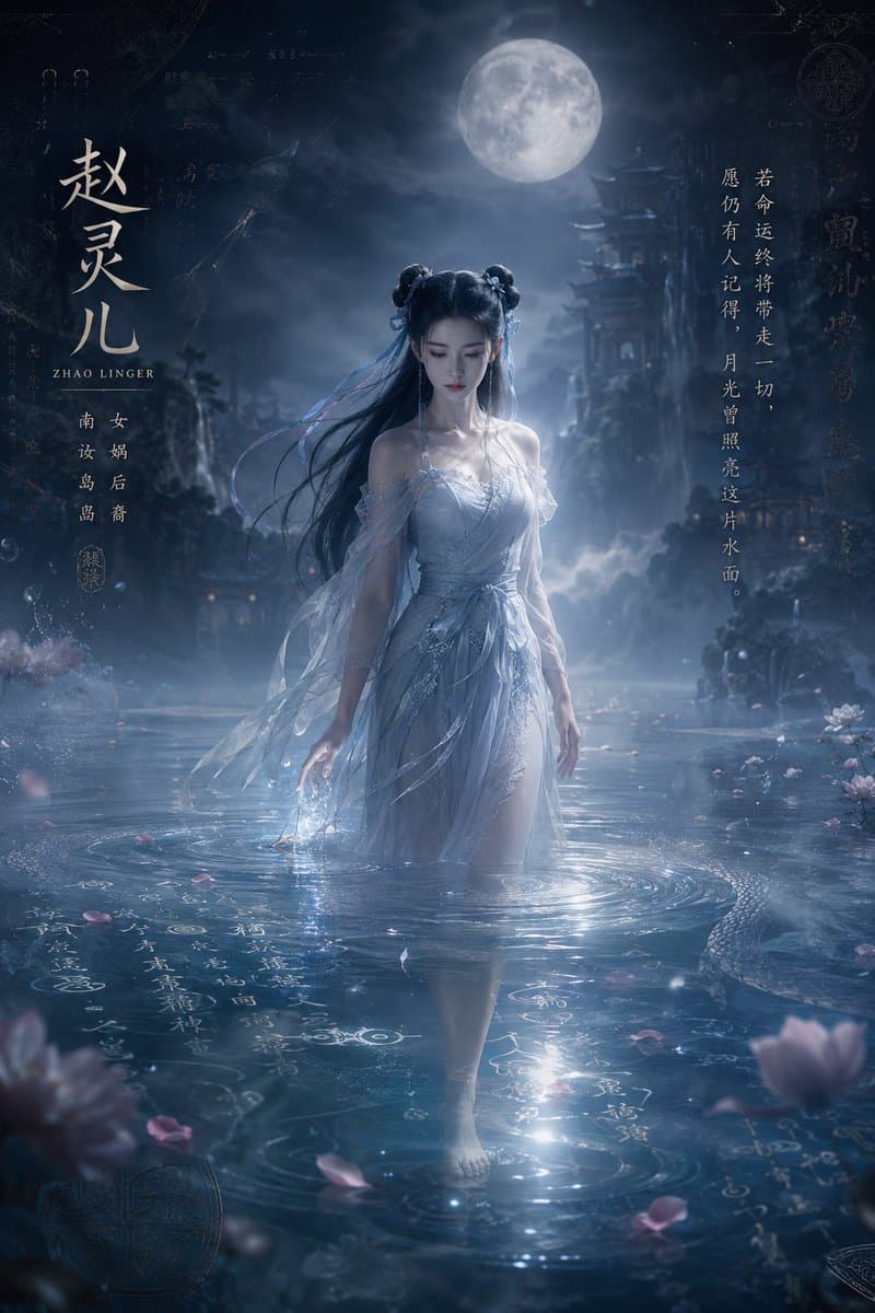 Dark Eastern Fantasy Zhao Ling'er Poster preview image 2