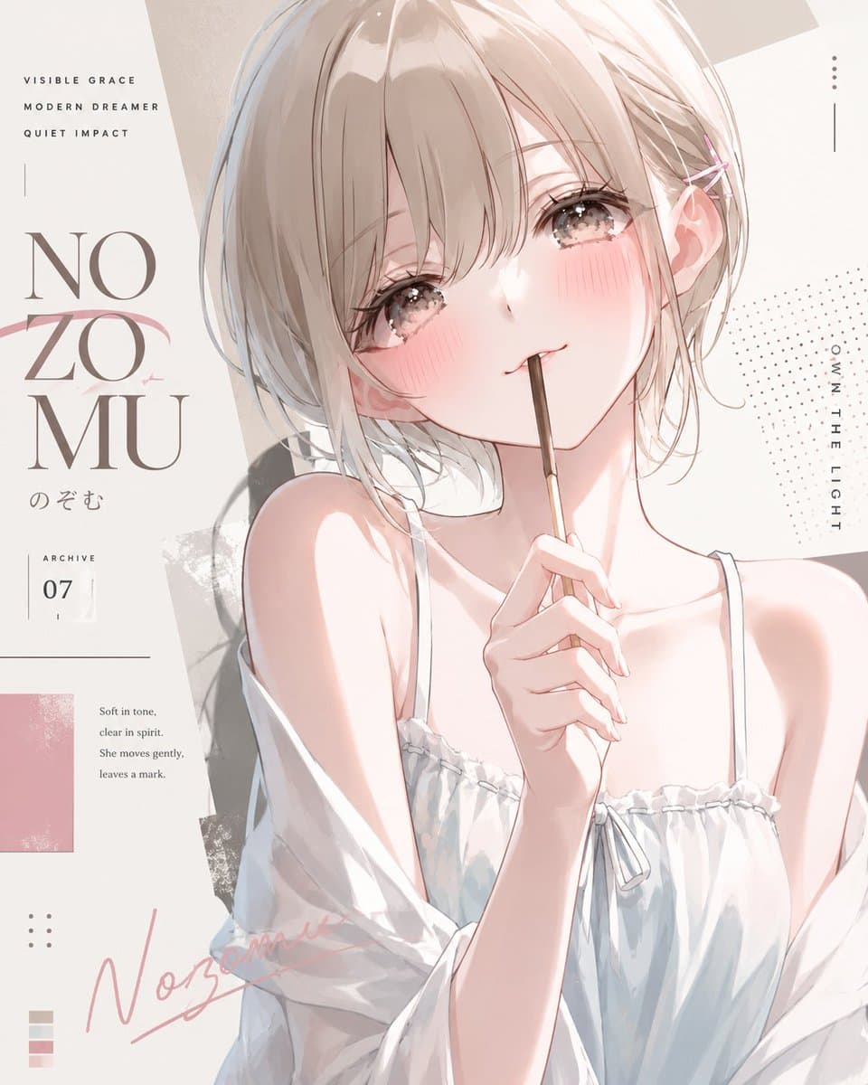 Anime Fashion Magazine Poster preview image 4