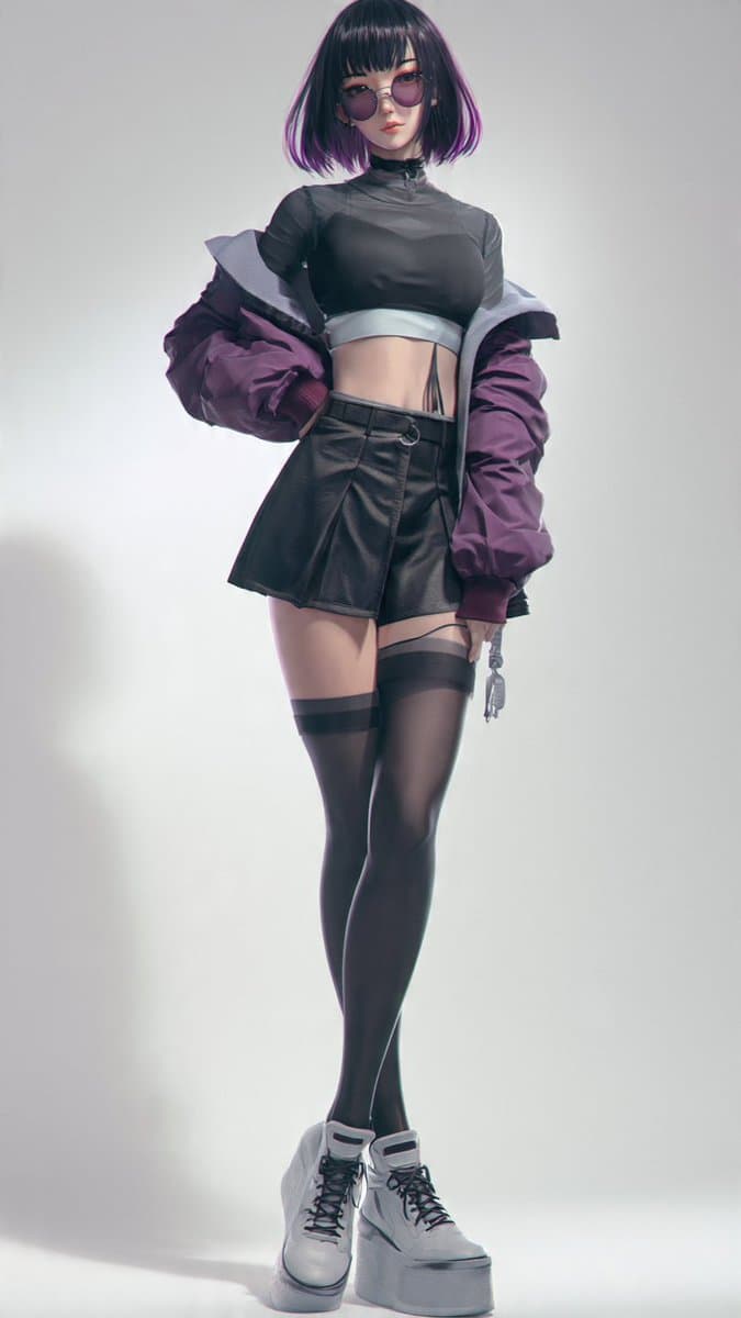 动漫网络街头服饰全身肖像 preview image 1