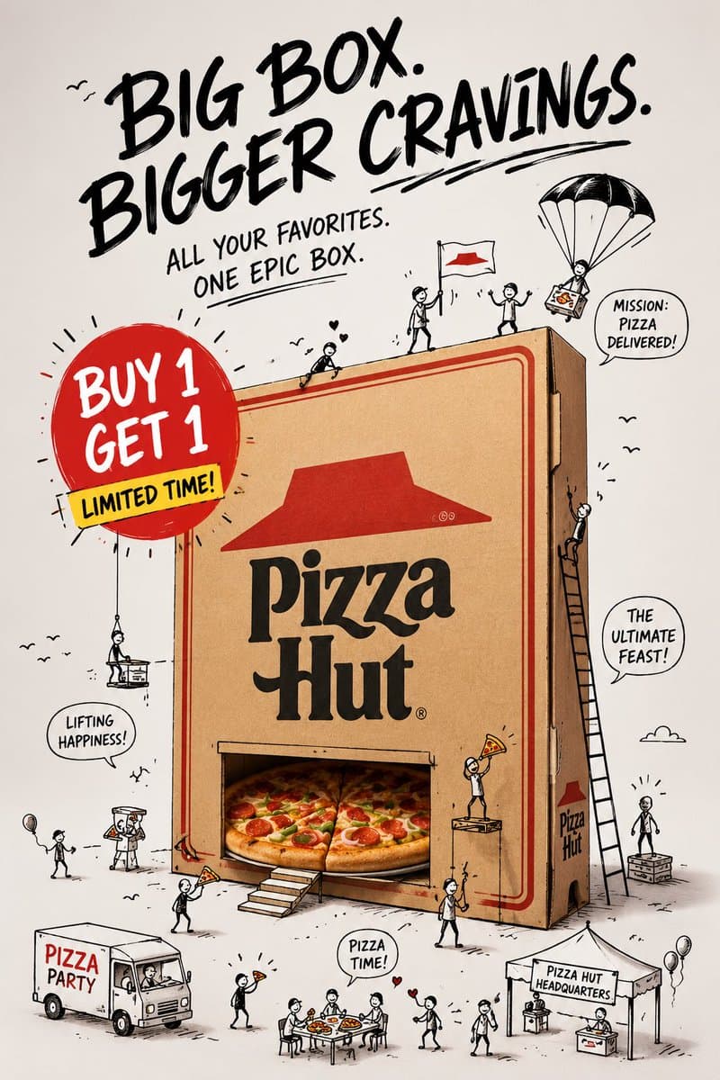 Doodle-Style Mixed Media Advertising - 1 preview image 1